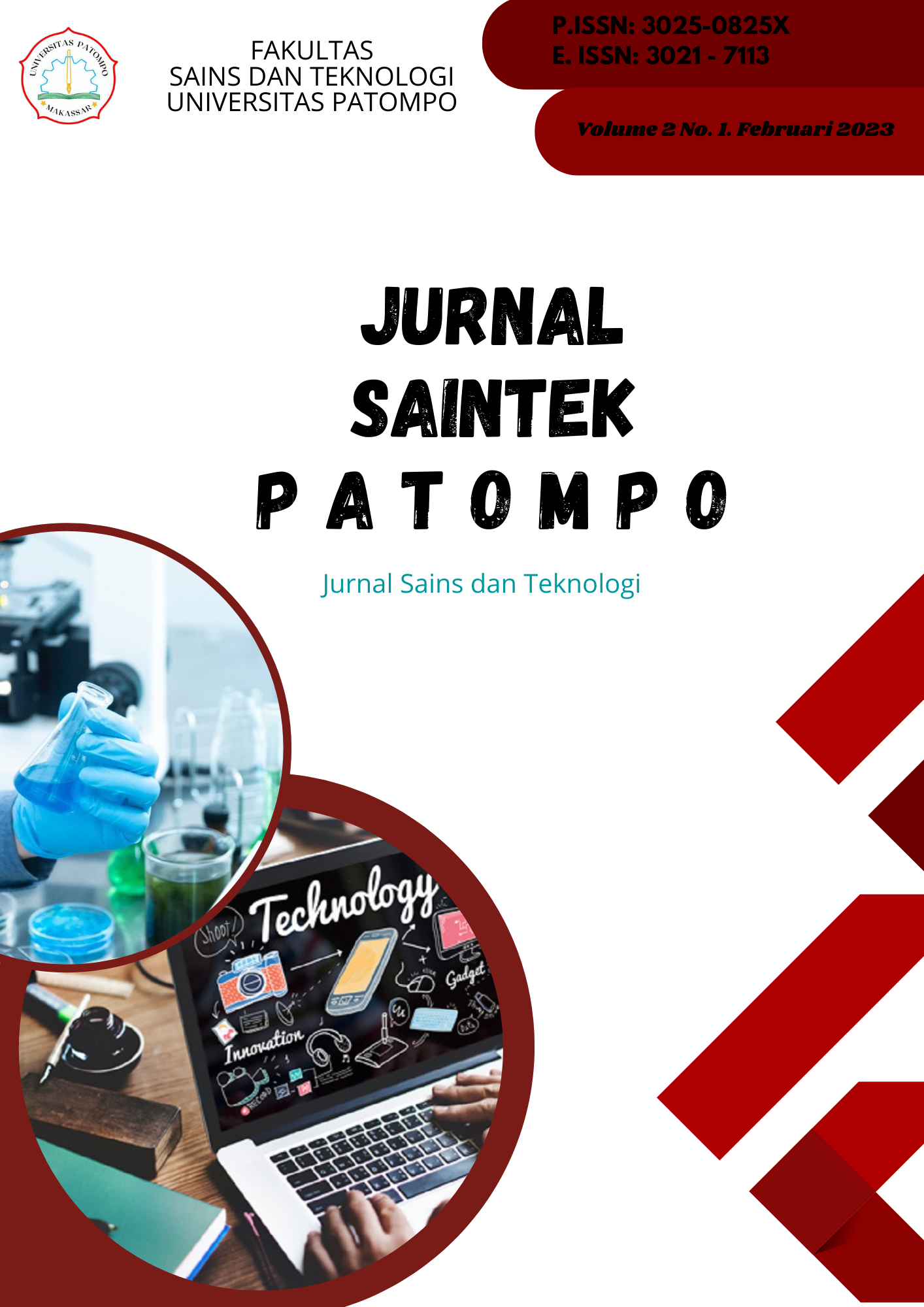 					View Vol. 2 No. 2 (2024): Jurnal SAINTEK Patompo Agustus 2024
				